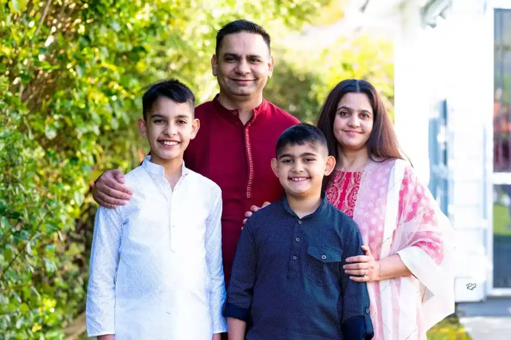 family moments by skilled photographer in wellington